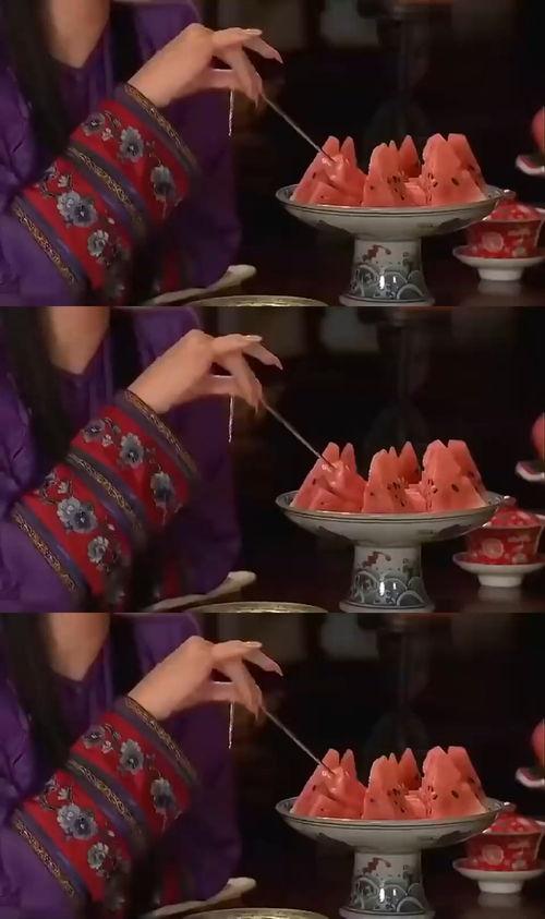 华妃吃瓜配饰,宫廷配饰风华再现